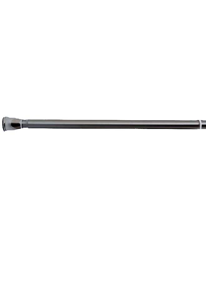 Pan Home Mosby Extendable Shower Curtain Rod 130-240cm-Nickel - Image 1