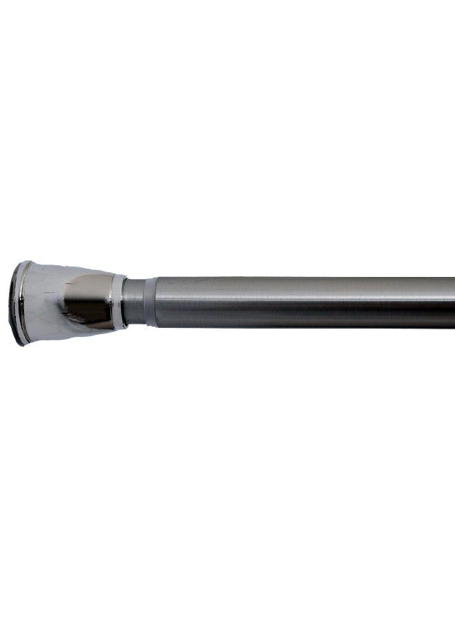 Pan Home Mosby Extendable Shower Curtain Rod 130-240cm-Nickel - Image 3