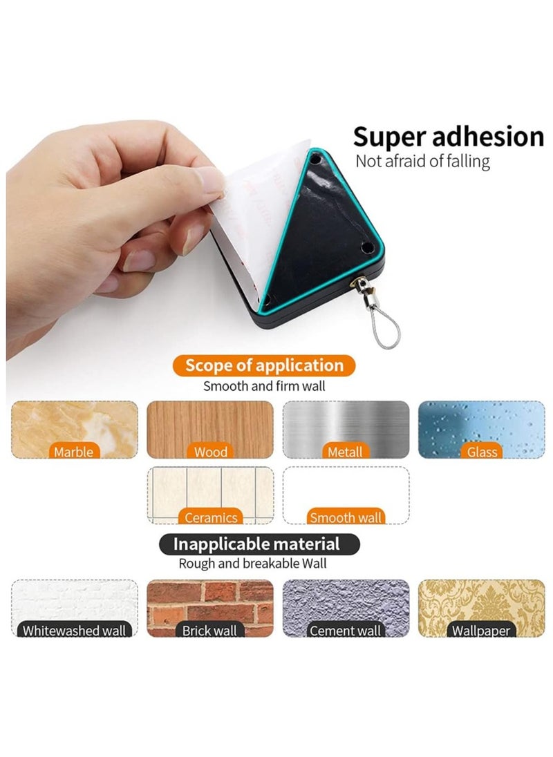 Automatic Door Closer Multi-Functional No Drilling Door Closer with Steel Pull Ties for Home Use and All Types of Doors (Black)  - Image 5
