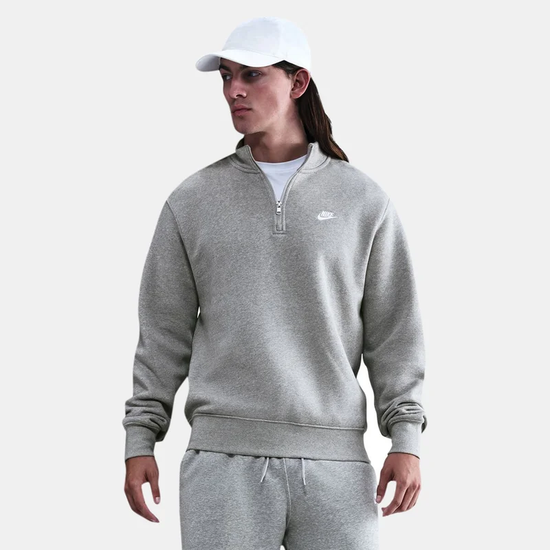 Nike Men's Sportswear Club Zip Fleece Top