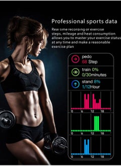 SAB X9 MAX smartwatch 2-inch display supports NFC wireless charging health detection  - Image 4