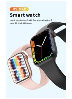 SAB X9 MAX smartwatch 2-inch display supports NFC wireless charging health detection  - Image 3