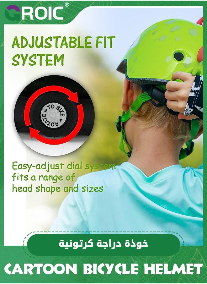 GROIC Protect Helmet for Kids Cycle Helmet, Toddler Kids Bike Helmet Multi-Sport Helmet for Cycling Skateboard Scooter Skating,Riding Protective Gear  - Image 5