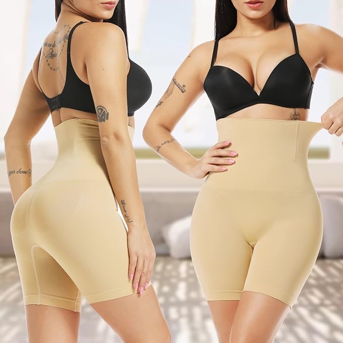 KROYWEN Slim Belt for Women Belly Fat Elastic Waist Shaper for Weight and Fat Belly, Tummy Reduction Belt for After Delivery, Slimming Tummy Fat Waist Shape Wear and HIPS Trainer (Beige) - Image 2