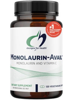 Designs for Health Monolaurin-Avail - 1000mg Glycerol Monolaurate + Vitamin C with Sunflower Lecithin to Enhance Monolaurin Absorption - Non-GMO + Gluten Free Immune Support Supplement (120 Capsules) - pzsku/Z1ABD64B4814E14DBEF57Z/45/_/1741000320/9f942032-45b5-49c1-bf0a-e17f3dd18fc9