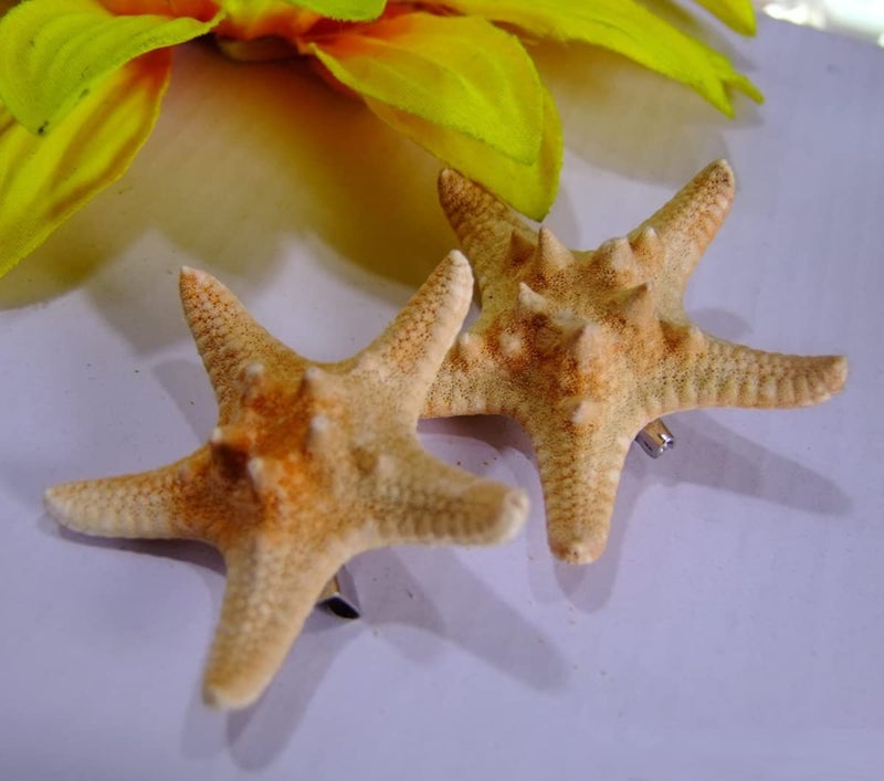 Aaiffey 4 Pcs Shell Pearl Starfish Hair Clip Set for Women Girls,Princess Hair Clips Sea Star Hair Pins Girls Cute Headwear Styling Tools Hair Accessories (E107) - Image 4