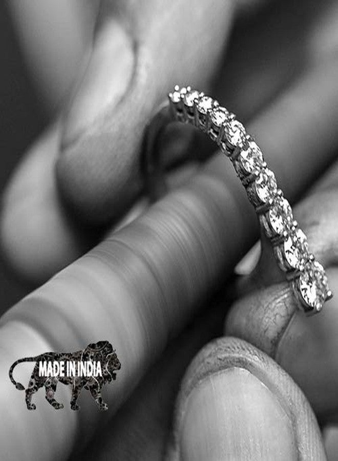 MINUTIAE Rose Gold Plated Heart Love Cut Cubic Zirconia Diamond Adjustable Bracelet/Watch Charm Valentine Gift for Women & Girls Jewellery for Gift (Only Bracelet) - Image 5