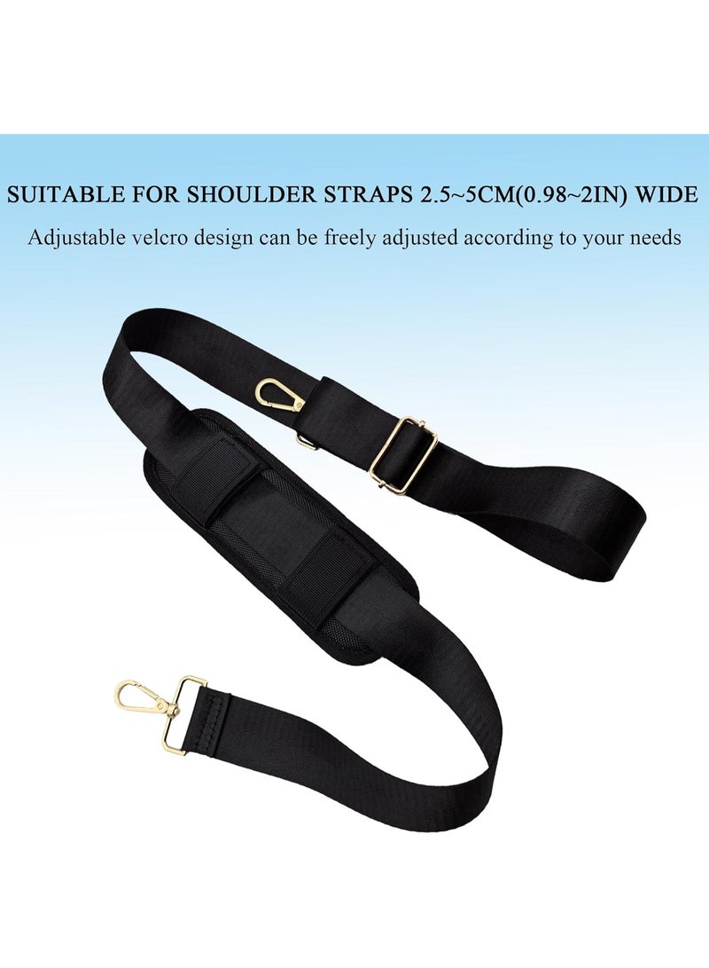 Soft Shoulder Strap Pad, Ultra Thick & Breathable Backpack Strap Pads, Removable Shoulder Pad for Bag Strap（1PCS-Black） - Image 2