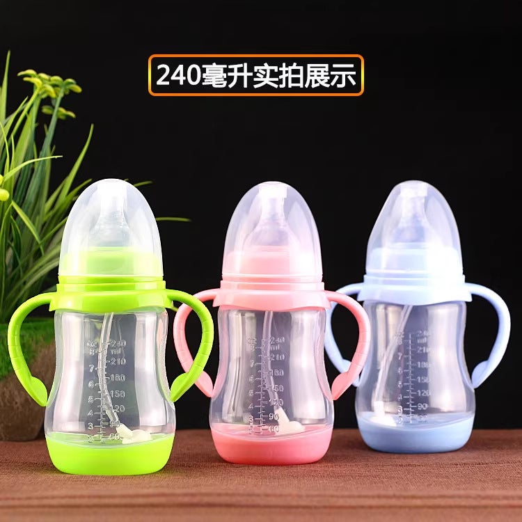 Baby Wide-Caliber Pp Plastic Bottle 180Ml240Ml300Ml Small And Medium-Sized Pregnancy And Baby Store Supplies Baby Big Children - Image 4