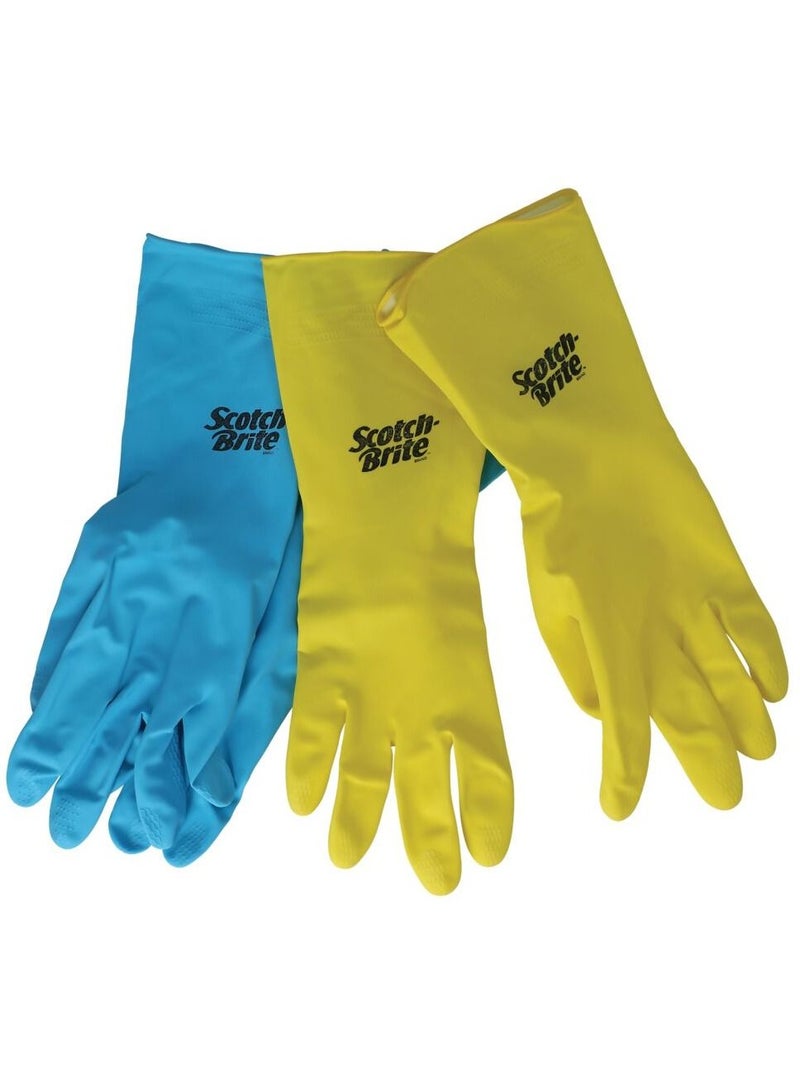 Scotch Brite All Purpose Gloves Assorted Color Small - Image 1