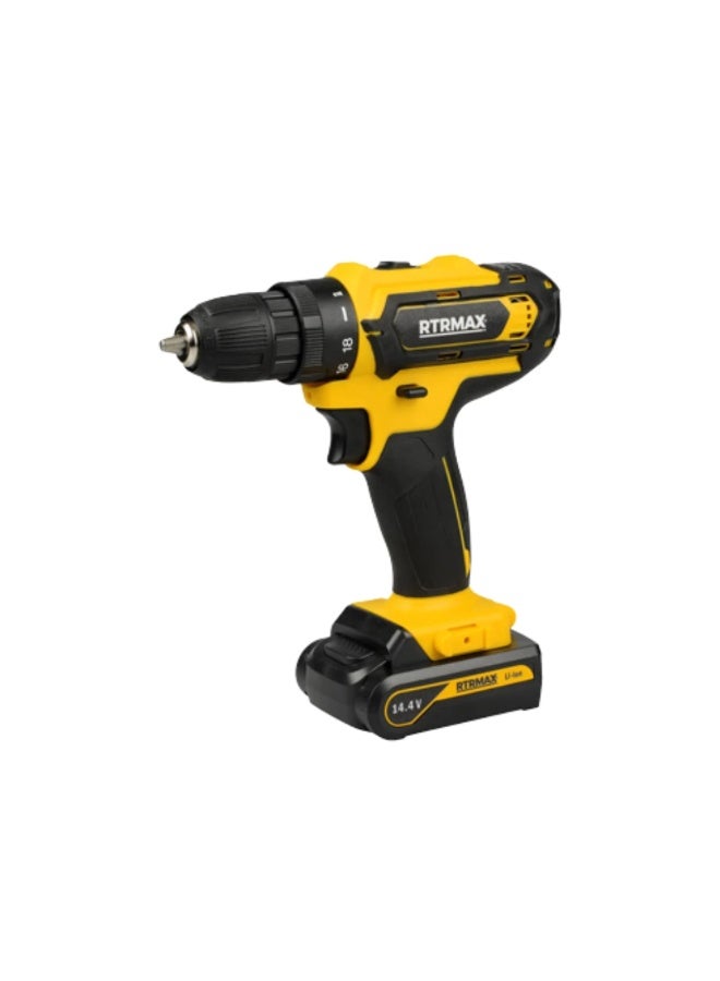 RTRMAX345 مثقاب لاسلكي ، 14.4 فولت ، أصفر * أسود - Image 1