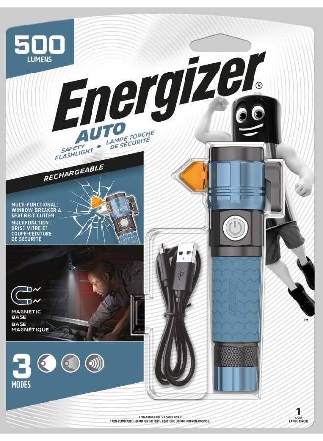 Metal Rechargeable Automotive Flashlight