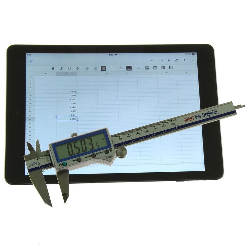 iGaging كاليبر إلكتروني رقمي ذكي مع اتصال بلوتوث - حماية IP54 / دقة قصوى (100-700-B06) - Image 3
