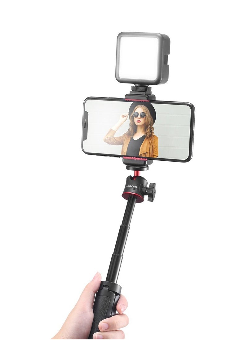 Combo 7 Mobile Phone Fill Light Tripod Bracket for Vlog Selfie Short Video Live Photo Studio