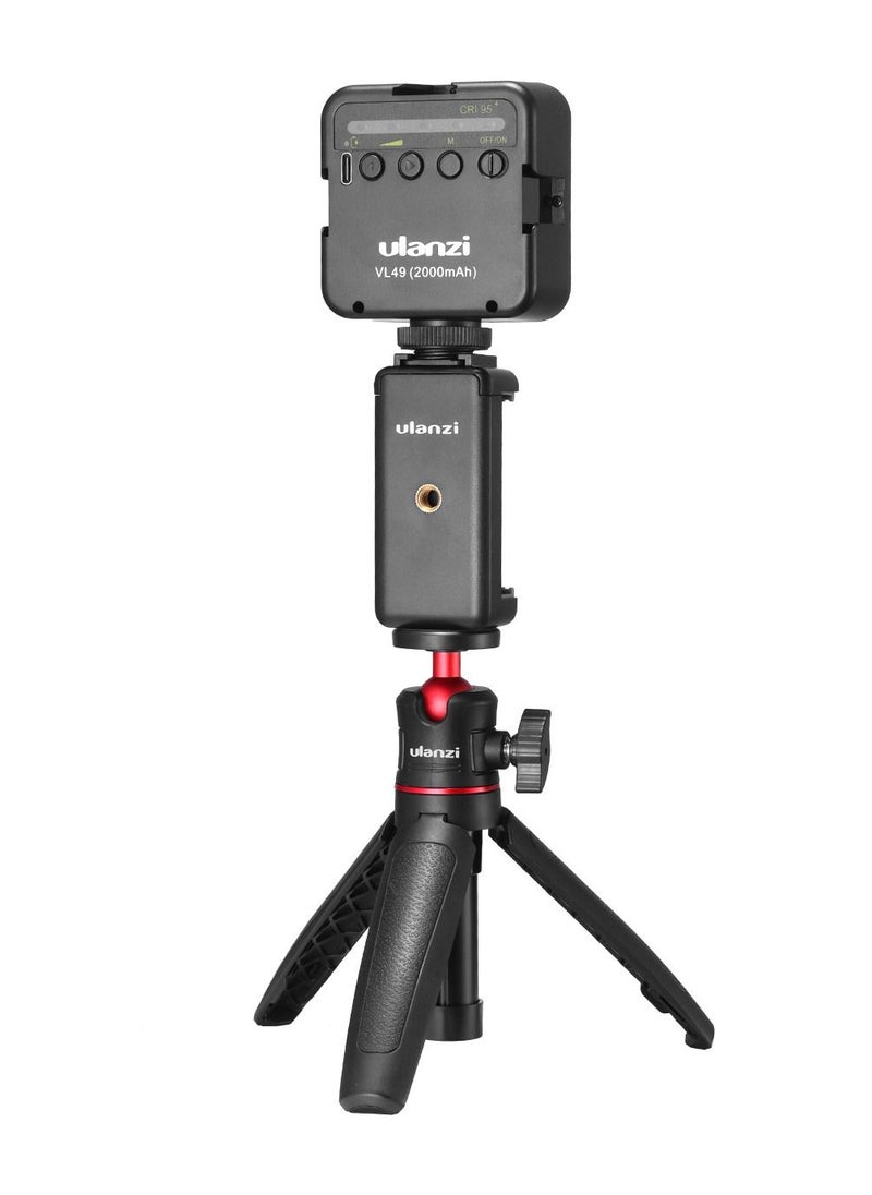 Combo 7 Mobile Phone Fill Light Tripod Bracket for Vlog Selfie Short Video Live Photo Studio