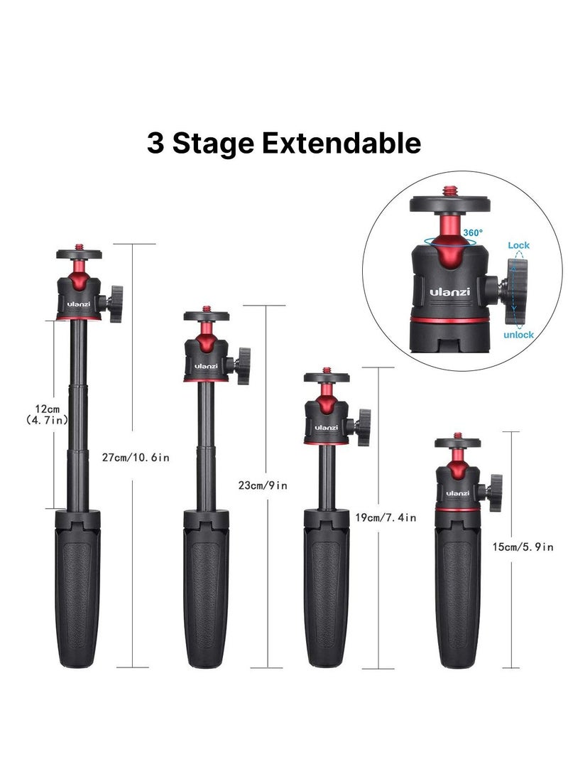 Combo 7 Mobile Phone Fill Light Tripod Bracket for Vlog Selfie Short Video Live Photo Studio