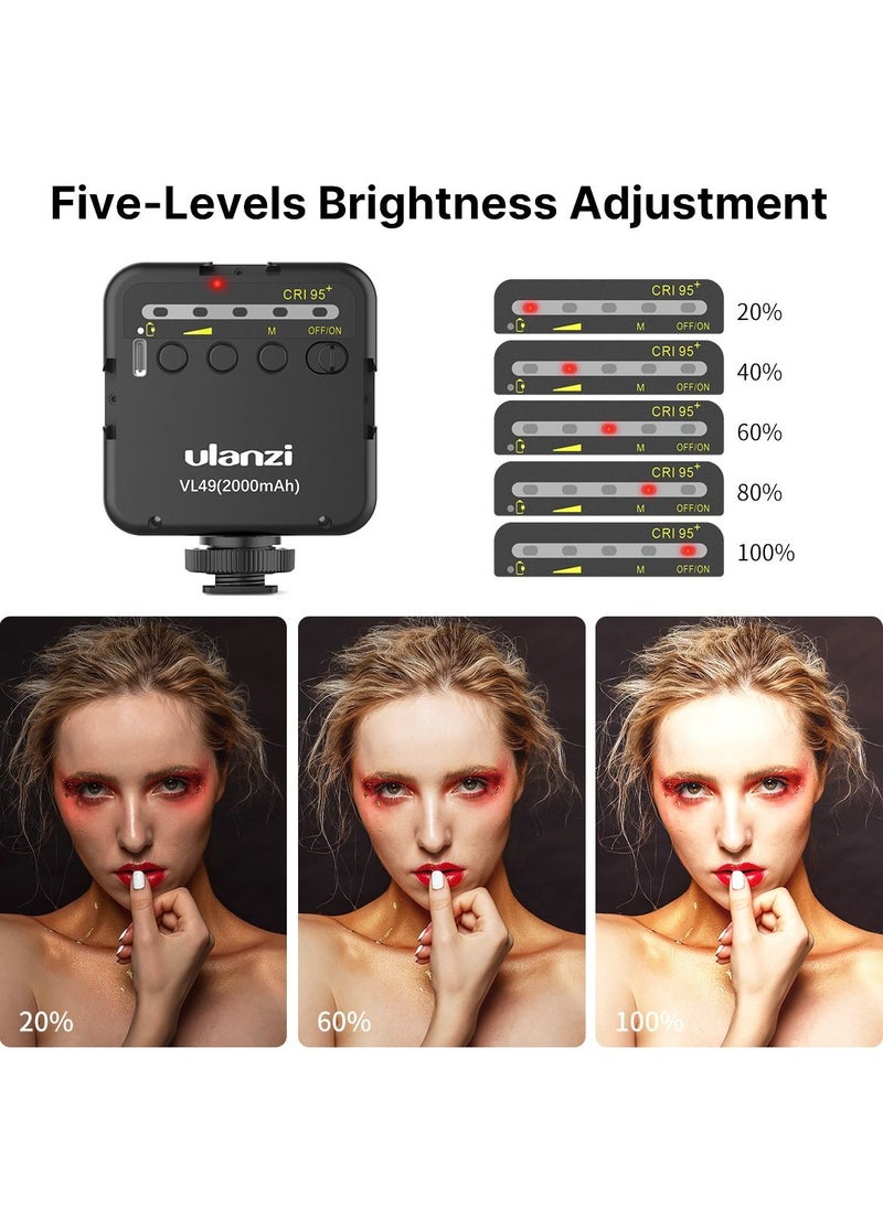 Combo 7 Mobile Phone Fill Light Tripod Bracket for Vlog Selfie Short Video Live Photo Studio