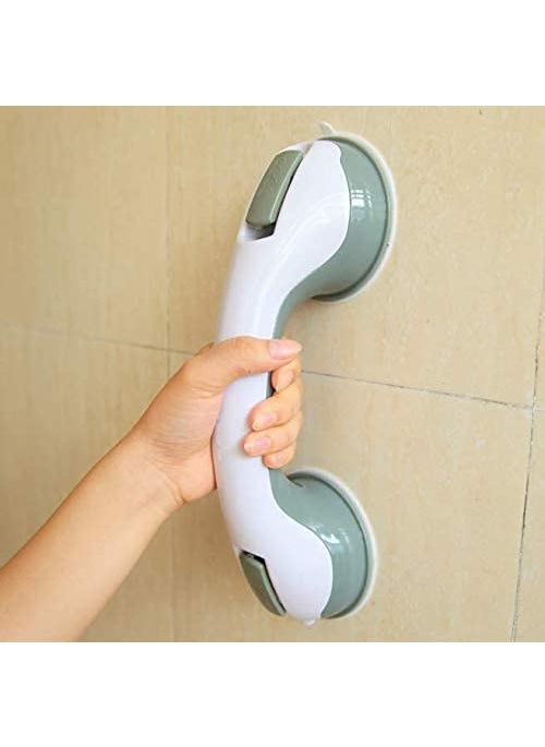 Vrozty Vrozty Strong Vacuum Suction Cup Handle Anti Slip Support Helping GRAP Bar for Elderly and Kids Safety Shower Bathroom Toilet Helping Handle  - Image 1