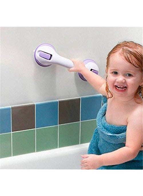 Vrozty Vrozty Strong Vacuum Suction Cup Handle Anti Slip Support Helping GRAP Bar for Elderly and Kids Safety Shower Bathroom Toilet Helping Handle  - Image 3