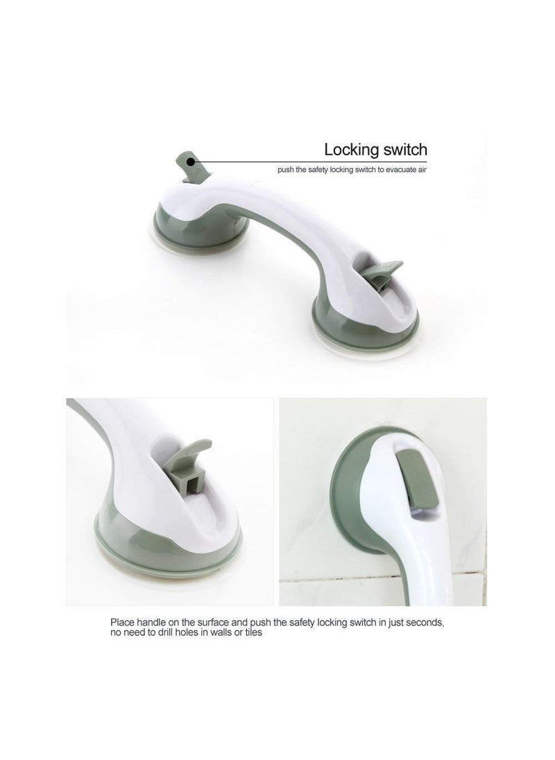 Vrozty Vrozty Strong Vacuum Suction Cup Handle Anti Slip Support Helping GRAP Bar for Elderly and Kids Safety Shower Bathroom Toilet Helping Handle  - Image 5