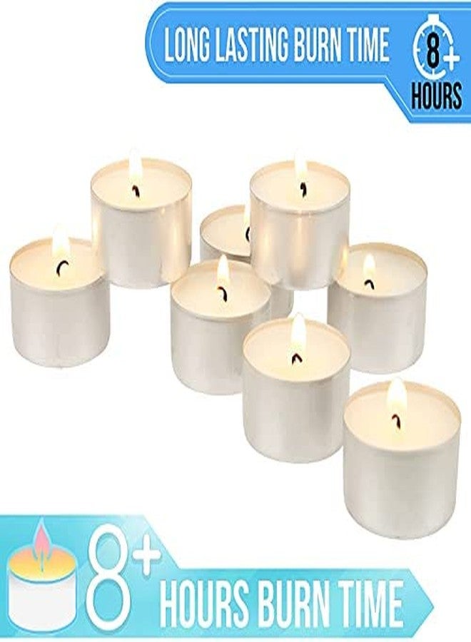 DECOVAA Uncented smokeless 9 Hrs Burning Tealight Candles for Home Decor Birthday Party Festival Reception Celebrations (40) - Image 5