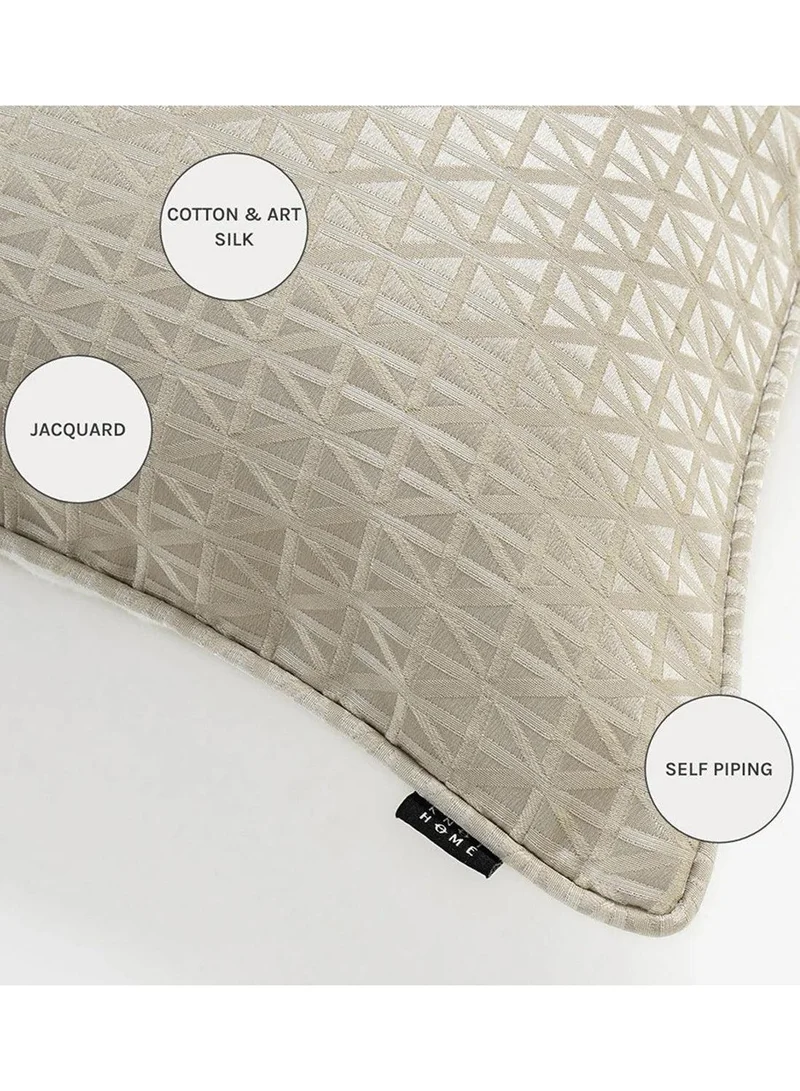 KNOT HOME Cushion Thylane Klimt I (with filler) Pillow Knot Home Cover Set for Modern Sofa Contemporary Living Room Bedroom and Office Soft Washable