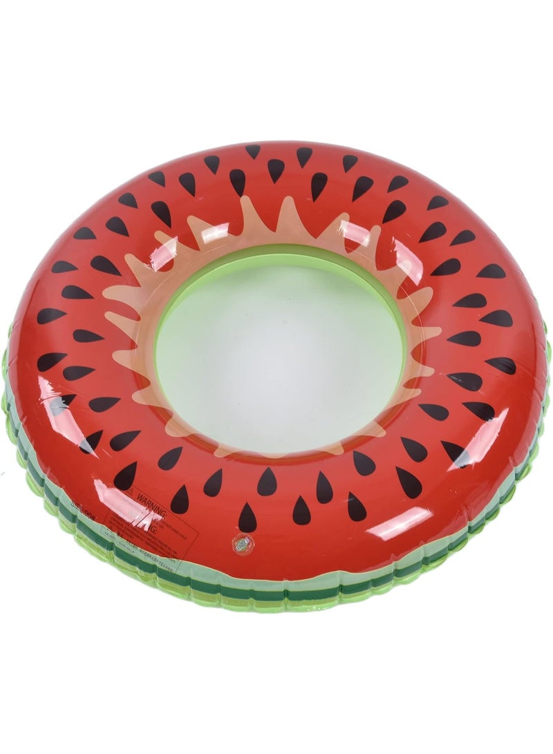 يوسو عوامات حمام سباحة للأطفال من يوسو، بتصميم بطيخ متعدد الاستخدامات مصنوعة من بلاستيك PVC قابل للنفخ سميك وصديقة للبيئة بألوان مبهجة للبحر - Image 5