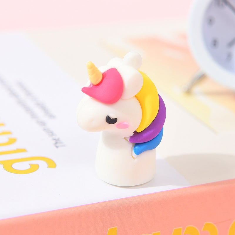 Generic Creative Cartoon Silicone Pencil Sharpener Colored Horse (bag) 