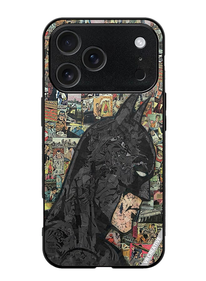 VR CREATIVE Protective Case Cover For Apple iPhone 17 Pro Max Batman Comic Design Multicolour