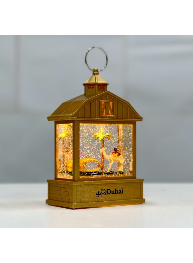 فانوس تذكاري للسفر إلى دبي، ضوء LED محمول، مناسب للمتحف المستقبل، الجملديكور الداخلي والخارجي، يعمل بالبطارية لتزيين الحفلات والطاولات - Image 3