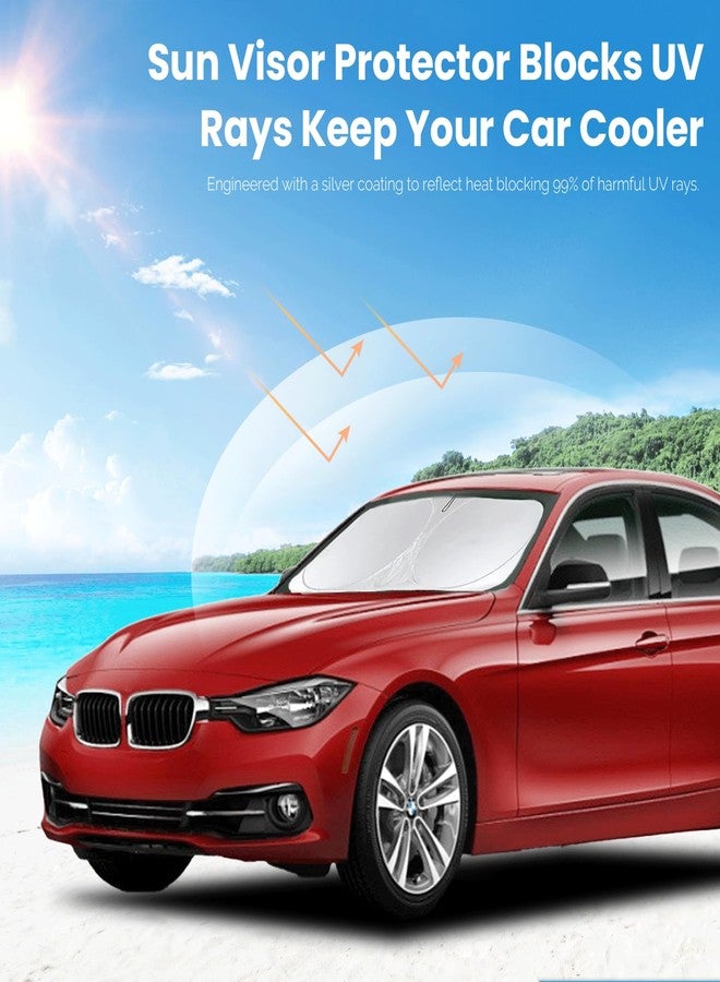 BOODANCARS Windshield Sun Shade for BMW 3 Series Sedan & M3 (F30/F80) 2013-2018 - Image 3