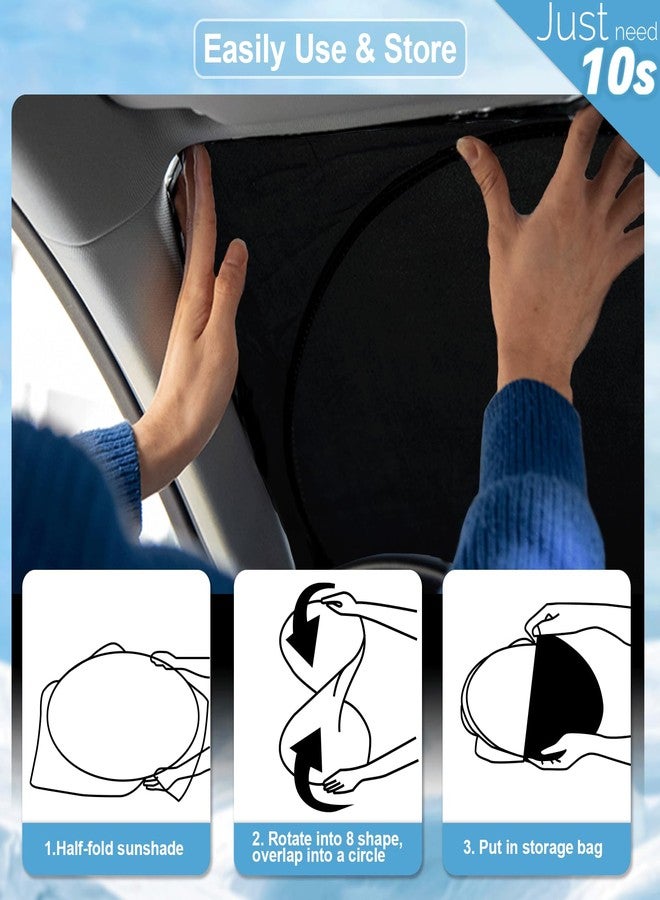 BOODANCARS Windshield Sun Shade for BMW 3 Series Sedan & M3 (F30/F80) 2013-2018 - Image 5
