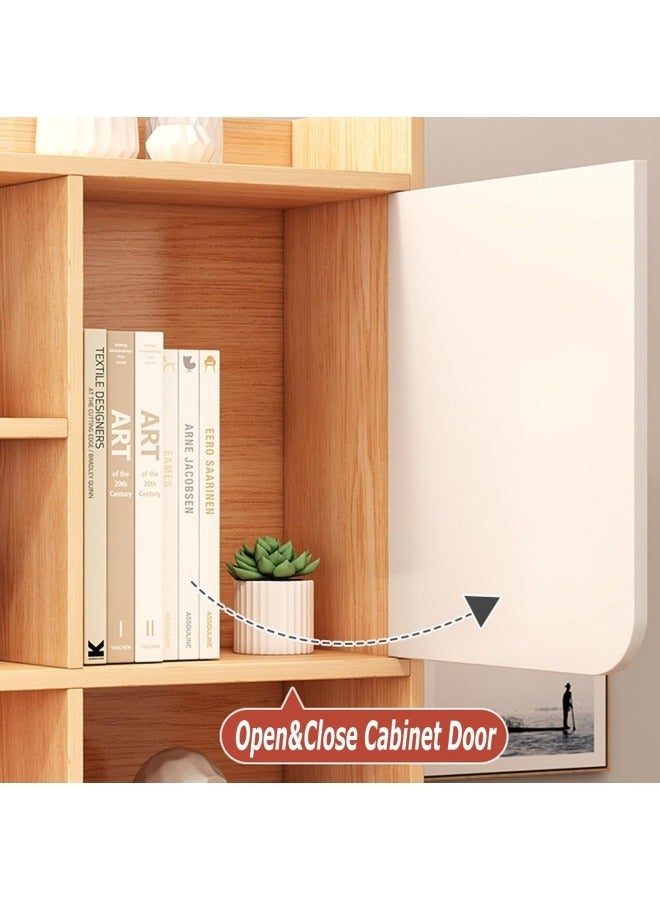 جيجيرو مكتب كمبيوتر، مكتب كبير قائم من ، مكتب دراسة سهل التجميع للمنزل وغرفة النوم والمكتب، طاولة خشبية متينة، ارفف تخزين مثالية للالعاب والعمل والتعلم - Image 5