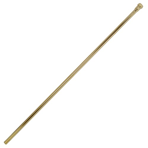 Westbrass ويستبراس D120-01 3/8" x 20" خط إمداد صنبور بولنوز، 1 عبوة، نحاس مصقول بتقنية PVD - Image 1