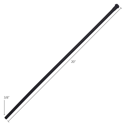 Westbrass ويستبراس D120-01 3/8" x 20" خط إمداد صنبور بولنوز، 1 عبوة، نحاس مصقول بتقنية PVD - Image 4