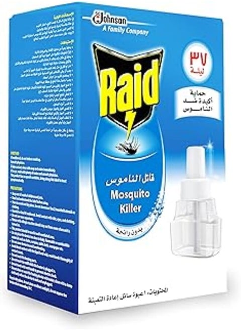 Raid Liquid Mosquito Repellent Refill, Neutral Scent, 41ml