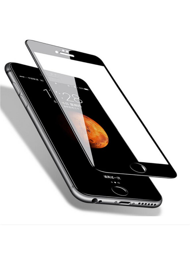 ماركة غير محددة ينطبق على هاتف Iphone 6s/7/8 طبقة مقسى 7 حافة صلبة كاملة الشاشة لهاتف Iphone8plus تغطية كاملة للشاشة 6p مضادة للضوء الأزرق 6sp- اللون: حافة صلبة كاملة الشاشة 9d [فيلم خصوصية أبيض ☆عبوة قطعة واحدة] - الحجم: لهاتف Iphone8plus  - Image 3
