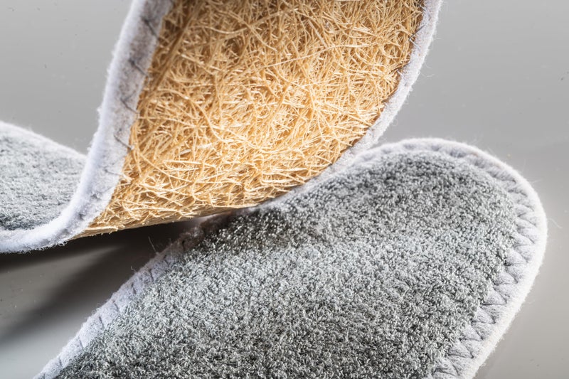 pedag Deo Fresh Natural Terry Cloth & Sisal Insoles, Handmade in Germany, Fully Washable, Perfect for Keeping Feet Dry and Fresh in The Summer, US W8 / EU 38, Gray, 1 Pair - Image 3