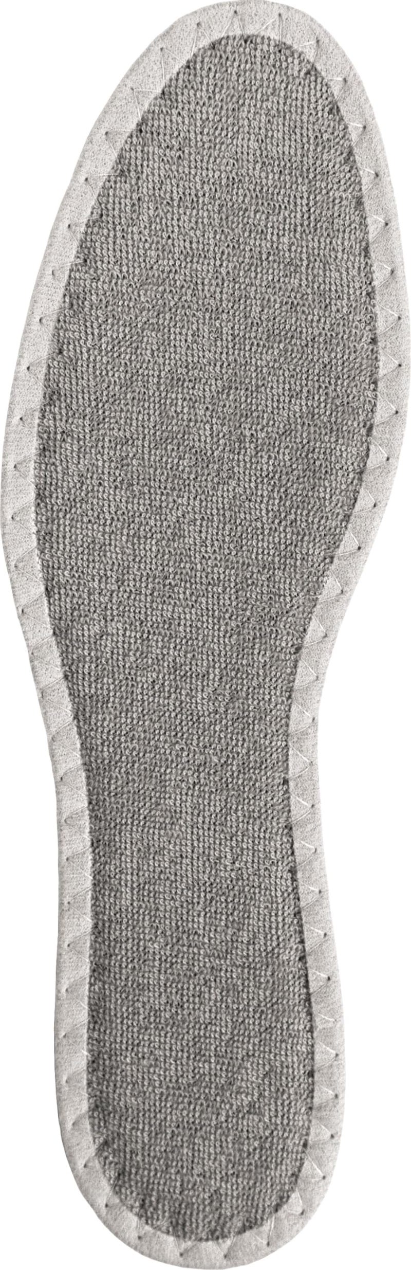 pedag Deo Fresh Natural Terry Cloth & Sisal Insoles, Handmade in Germany, Fully Washable, Perfect for Keeping Feet Dry and Fresh in The Summer, US W8 / EU 38, Gray, 1 Pair - Image 1