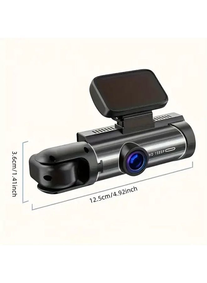 1080P Dual Camera Driving Recorder Night Vision 24H Loop Recording Wide Angle View - Image 4