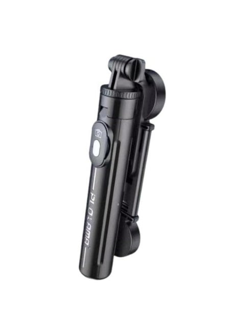 Selfie Stick 110cm, Lightweight Extendable Tripod Stand with Wireless Remote and LED Light, Compatible with iPhone 15, 14, 13, 12 Pro, Xs Max