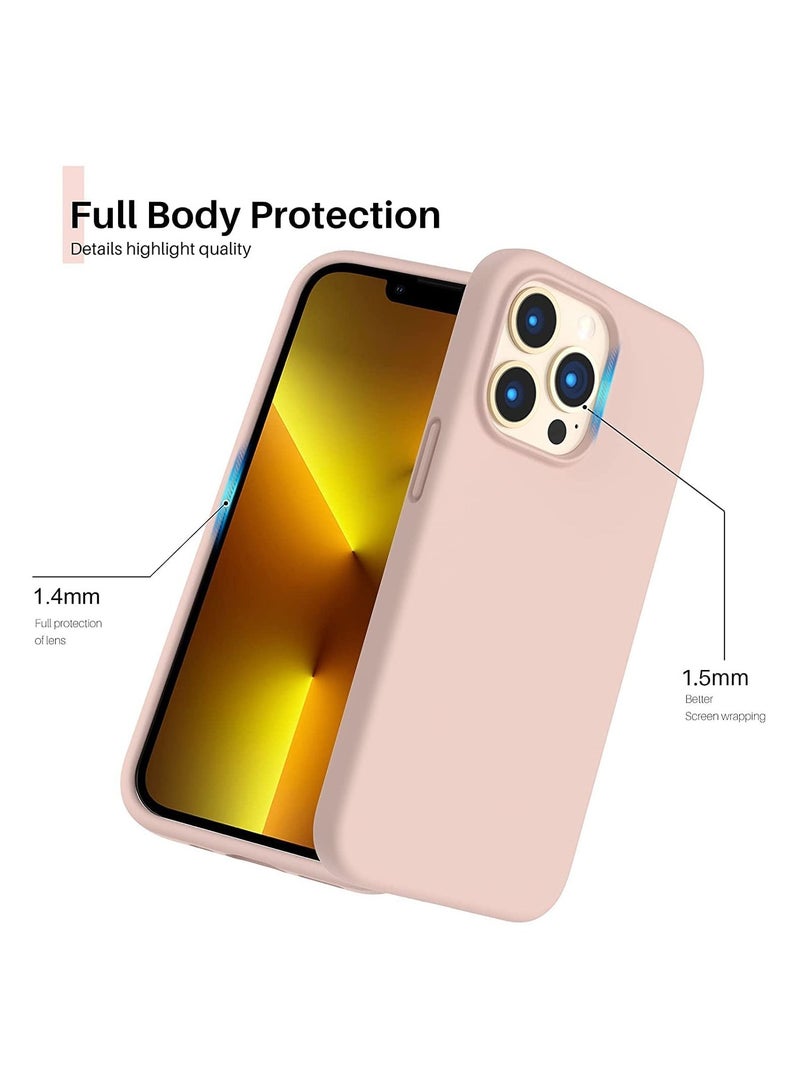 Silicone Protective Case Compatible with iPhone 13 Pro Soft Liquid Gel Rubber Cover Shockproof Bumper Anti-Scratch Anti-Fingerprint Anti-Drop Slim Cover for iPhone (for iPhone 13 Pro  ) - Image 3
