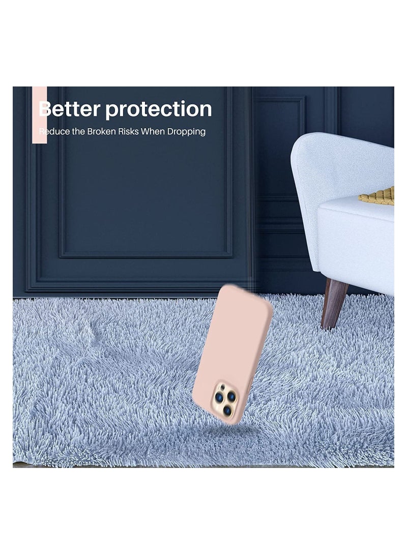 Silicone Protective Case Compatible with iPhone 13 Pro Soft Liquid Gel Rubber Cover Shockproof Bumper Anti-Scratch Anti-Fingerprint Anti-Drop Slim Cover for iPhone (for iPhone 13 Pro  ) - Image 4