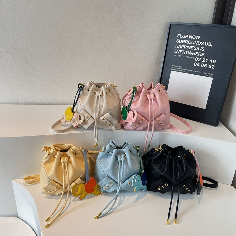 Summer Unique Niche Design Bucket Bag For Women Trendy Fashion Casual Versatile Shoulder Crossbody Bag - Image 5