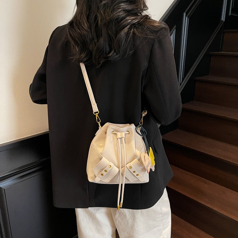 Summer Unique Niche Design Bucket Bag For Women Trendy Fashion Casual Versatile Shoulder Crossbody Bag - Image 4