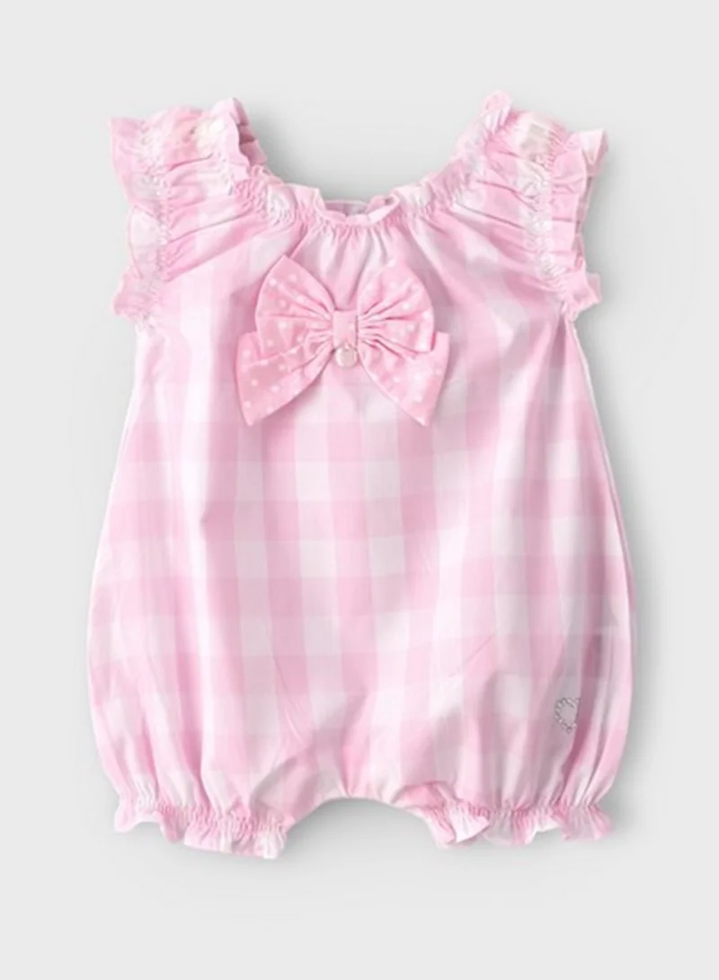 Boo Boo Infant Checked Romper