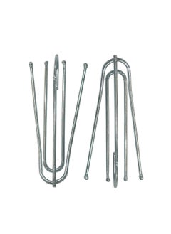 LuxHome Stainless Steel Long 4-Prong Pinch Pleat Curtain Hooks – Heavy-Duty Drapery Hooks for Pleated Curtains and Window Treatments – Rustproof and Durable (Pack of 30)  - Image 2