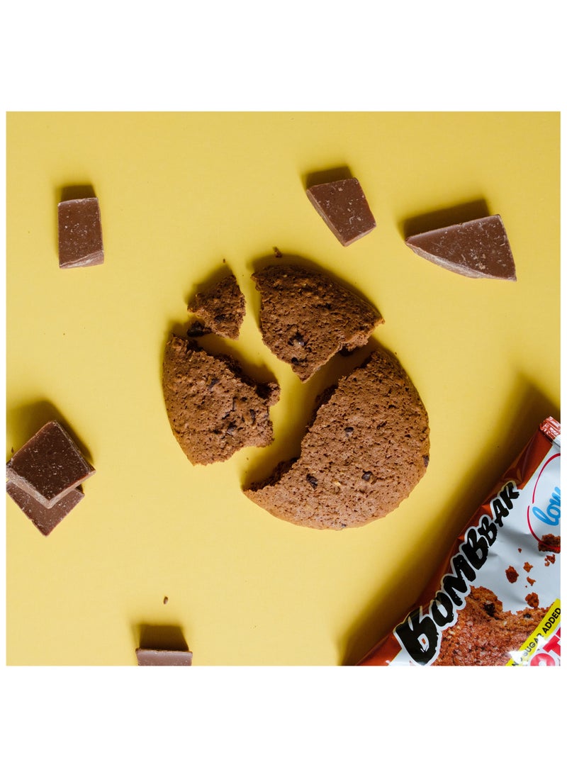 BOMBBAR Low Calorie Protein Cookie Chocolate Brownie Flavor No Sugar Added 12x40g  - Image 3