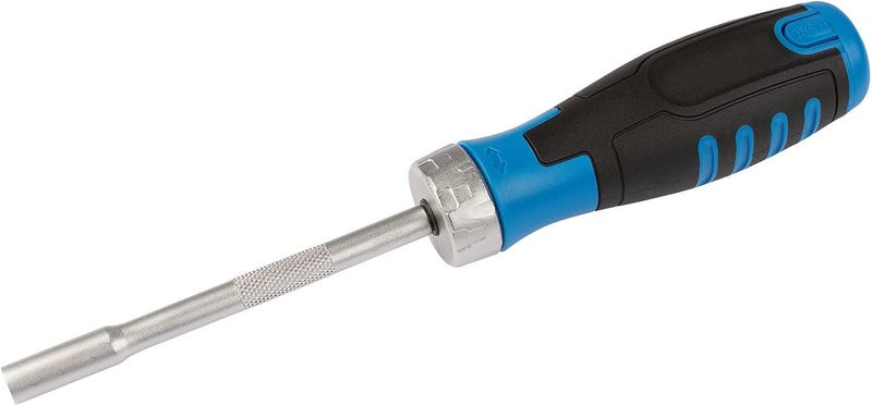 Draper 13 Piece Ratchet Screwdriver Set with Internal Storage - Blue and Black - Image 2
