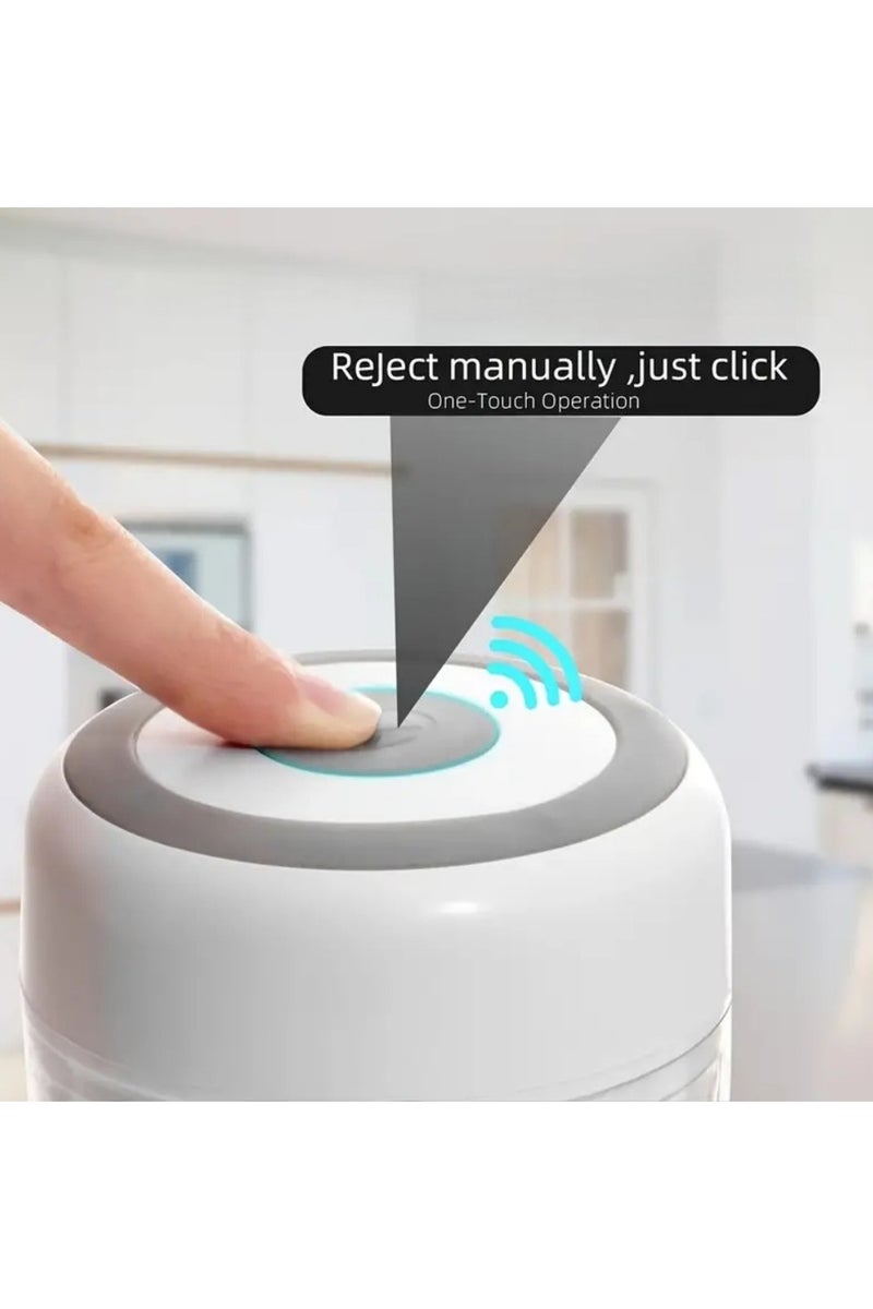 طقم 2 فرّامة ثوم كهربائية، سعة 250 مل، لفرم الخضروات، وفرّامة طعام صغيرة، مفرمة ثوم صغيرة تعمل بمنفذ USB، لفرم البصل والأطعمة، محضرة طعام محمولة بحجم صغير (أبيض وأخضر) - Image 5